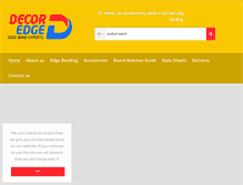 Tablet Screenshot of decoredge.com